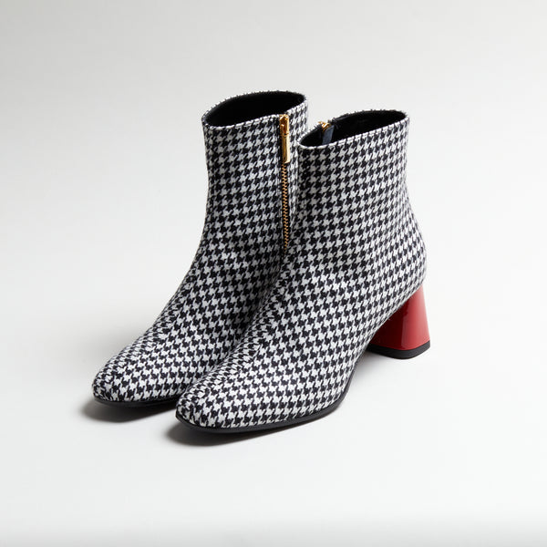 Houndstooth boots clearance