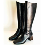 Novak Midnight Black Leather Boot