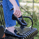 Grace Croc Loafer - Luna Selene